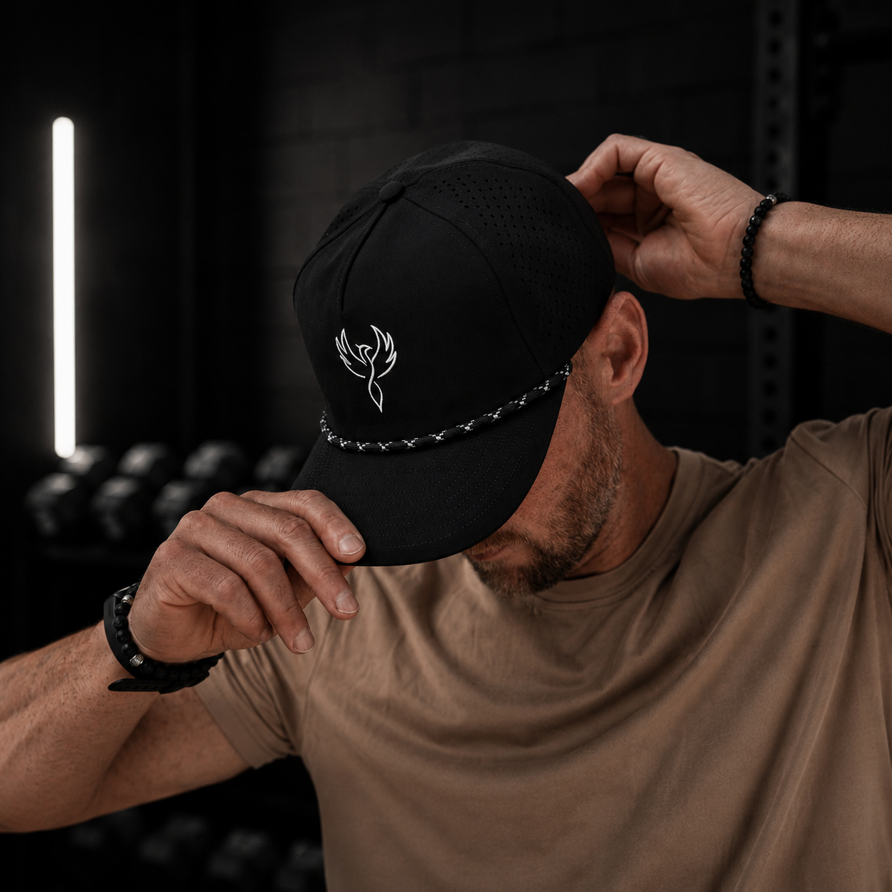 The AG/NS Rise Flat Brim Performance Hat