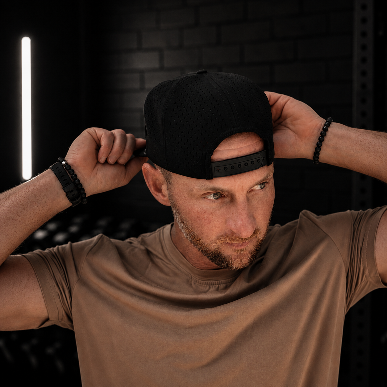 The AG/NS Rise Flat Brim Performance Hat