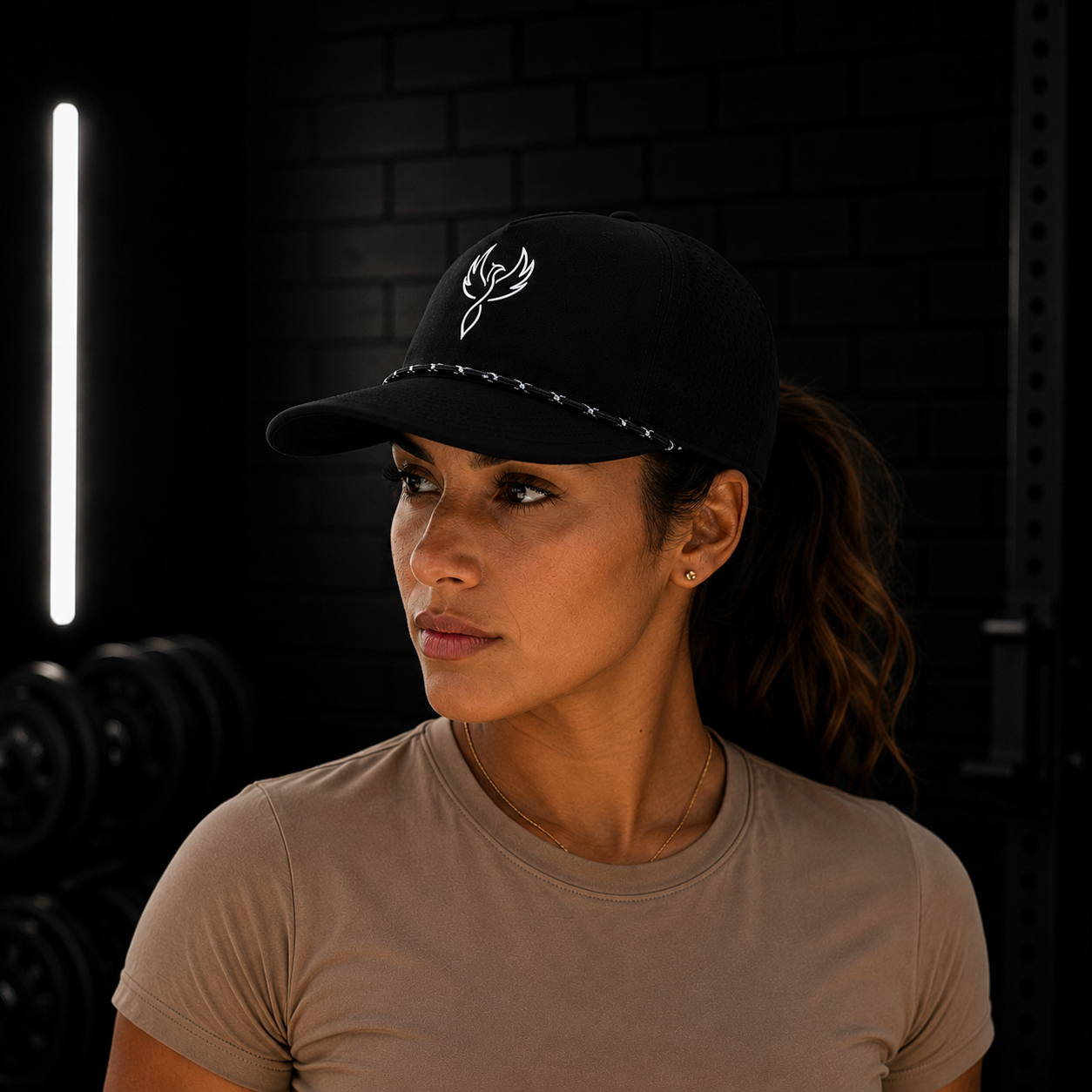 The AG/NS Rise Flat Brim Performance Hat